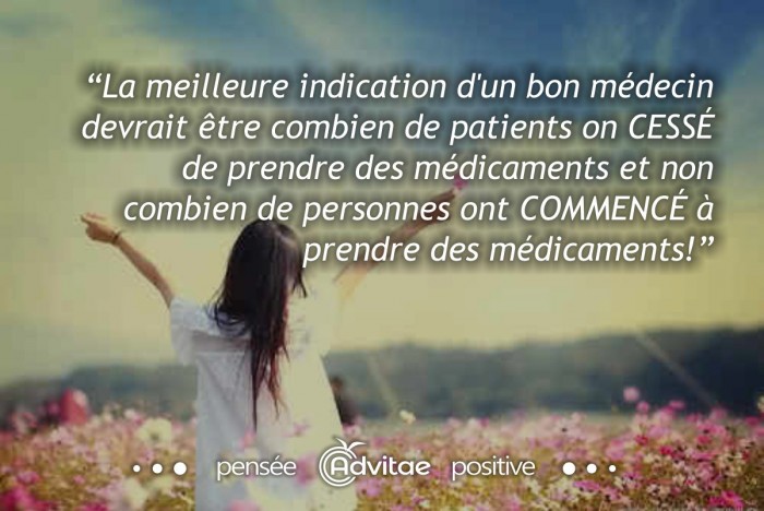 Le test d'un bon mdecin: moins de mdicaments, plus de sant