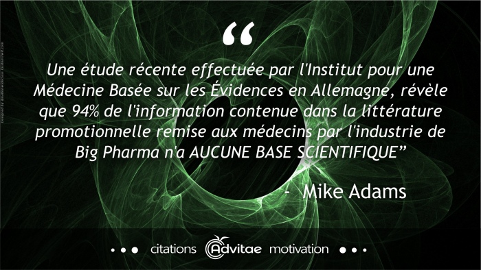 La promotion remise aux mdecins par big pharma n'a aucune base scientifique