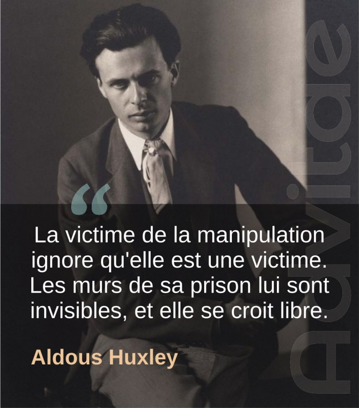 La victime de la manipulation ignore qu'elle est une victime. Les murs de sa prison lui sont invisibles, et elle se croit libre.