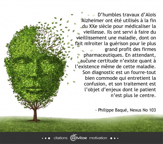 Les travaux dAlois Alzheimer ont t utiliss  la fin du XXe sicle pour mdicaliser la vieillesse