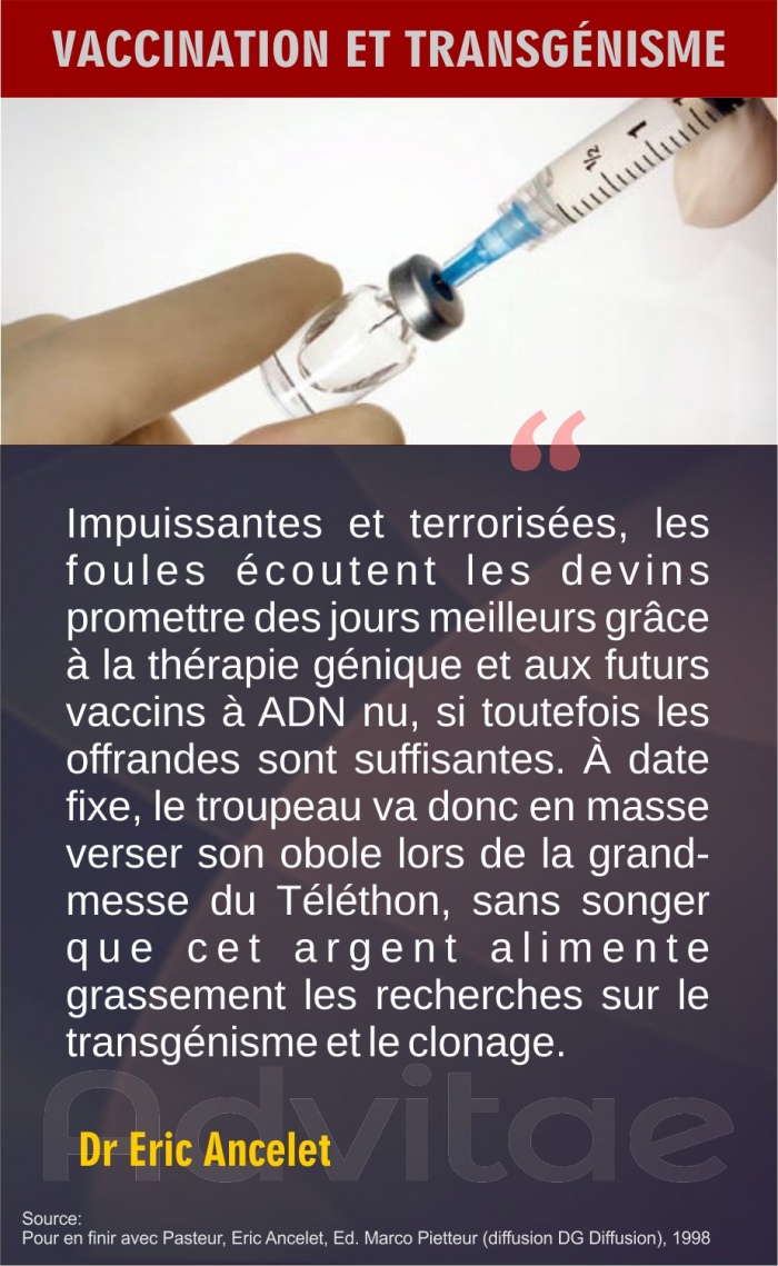 Ancelet : Impuissantes et terrorises, les foules coutent les devins promettre des jours meilleurs grce  la thrapie gnique et les vaccins