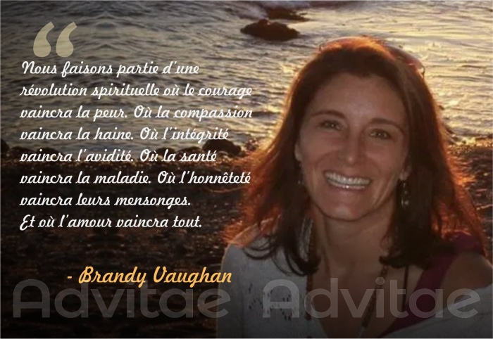 B. Vaughan: Nous faisons partie dune rvolution spirituelle o le courage vaincra la peur et o lamour vaincra tout