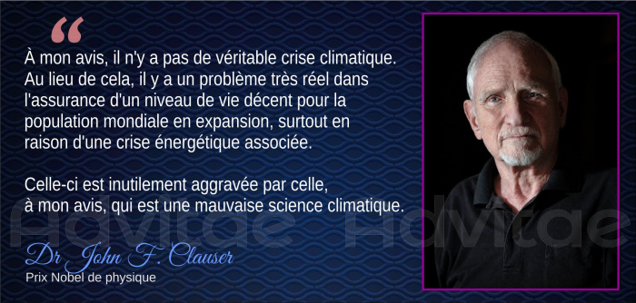 Clauser: il n'y a pas de véritable crise climatique. Par contre, le niveau de vie mondial est menacé par la fausse crise énergétique