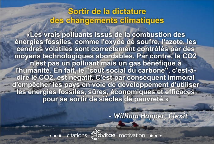 Climat:  le CO2 n'est pas un polluant mais un gas bnfique  l'humanit