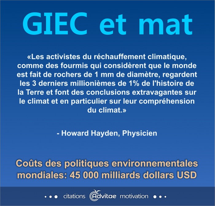 Climat: Les activistes du rchauffement climatique font des conclusions extravagantes sur le climat