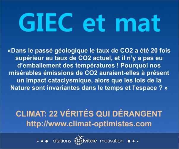 Climat: Dans le pass le taux de CO2 a t 20 fois suprieur au taux actuel sans emballement