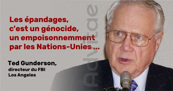 Les pandages, c'est un gnocide, un empoisonnmment par les Nations-Unies