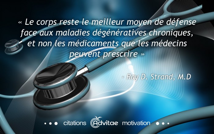 Le corps reste le meilleur moyen de dfense face aux maladies dgnratives chroniques