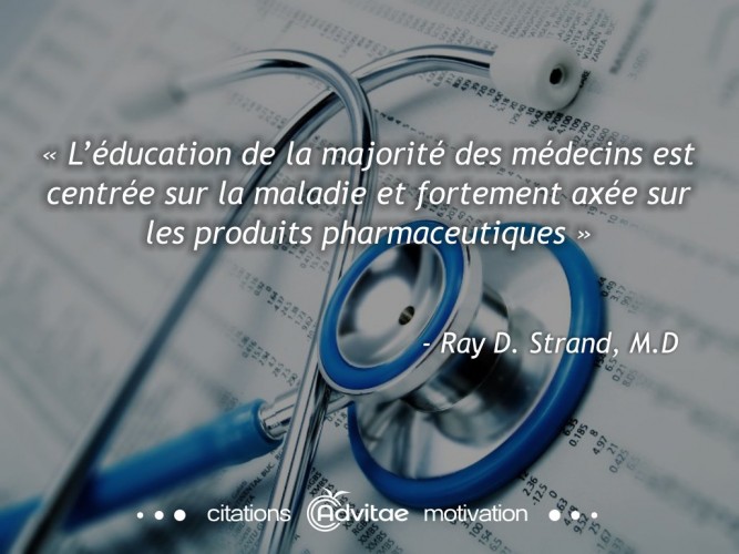 L'ducation des mdecins est centre sur la maladie et axe sur les mdicaments