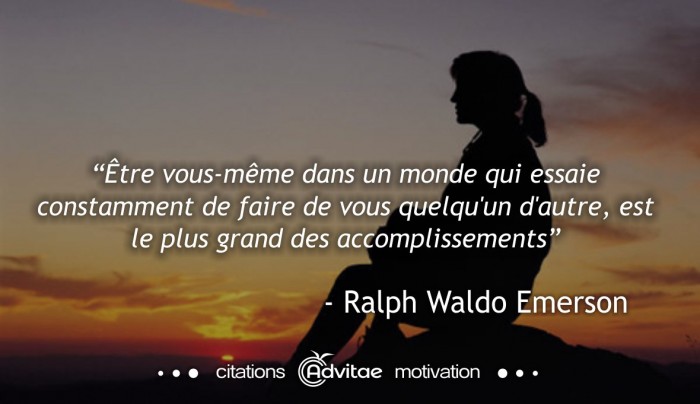 tre vous-mme est le plus des accomplissements