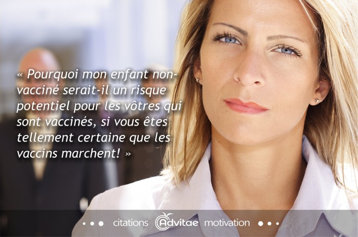 Pourquoi mon enfant serait un risque pour les vtres, s'ils sont vaccins?