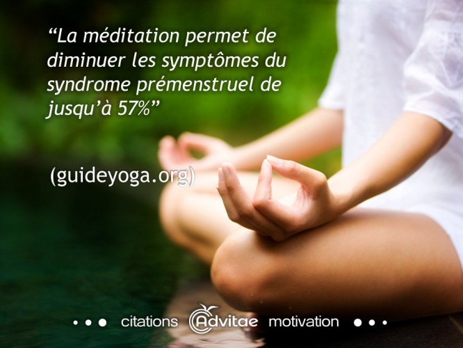 La mditation diminue les symptmes du syndrome prmenstruel